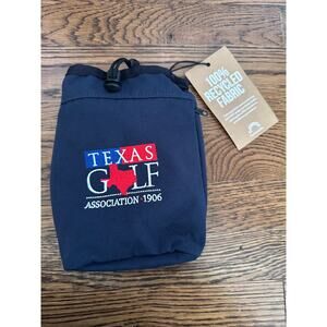 NWT Jones Navy Blue and Black Rangefinder Pouch with Texas Golf logo